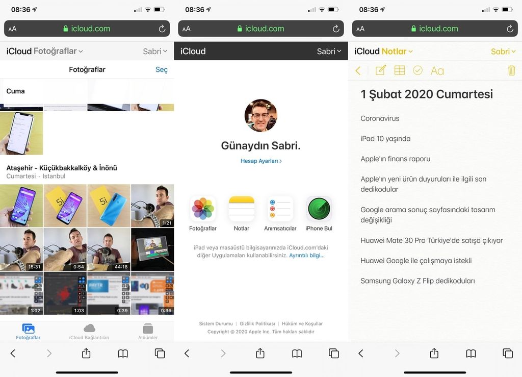 icloud.com mobil site