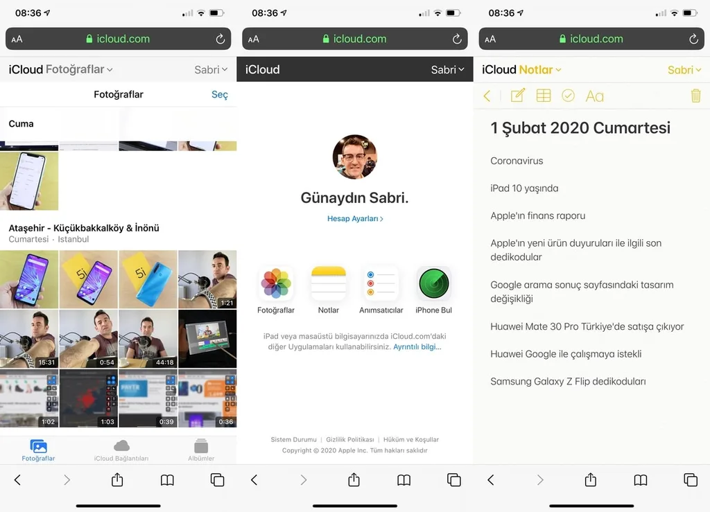 Apple’ın iCloud.com mobil sitesi artık daha kullanışlı