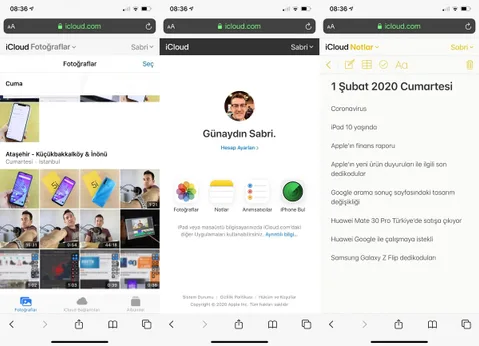 Apple’ın iCloud.com mobil sitesi artık daha kullanışlı
