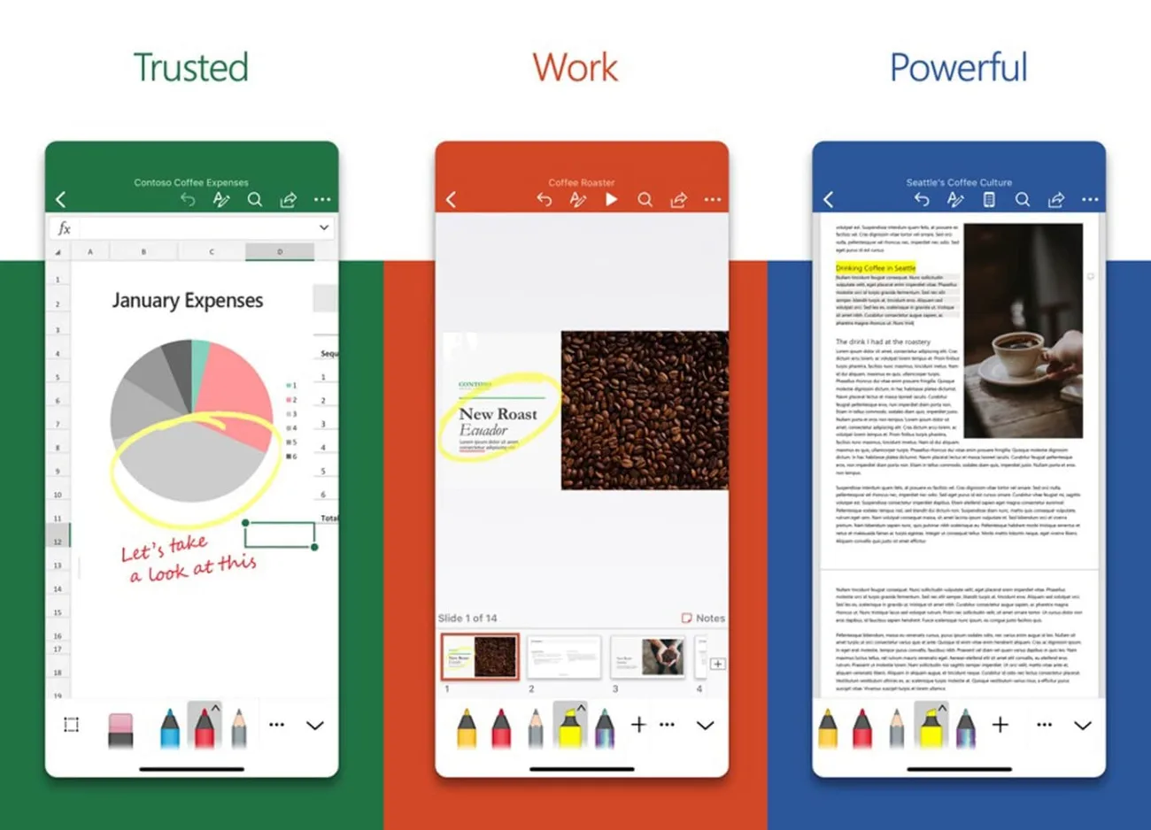 Office iOS uygulamaları yeni tasarımla daha hızlı çalışacak