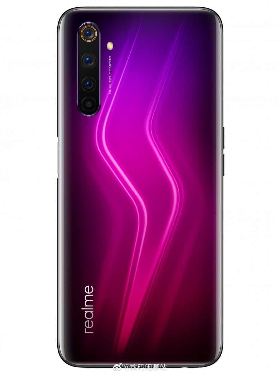 Realme 6 Pro fotoğrafları üç renk seçeneğini gösteriyor
