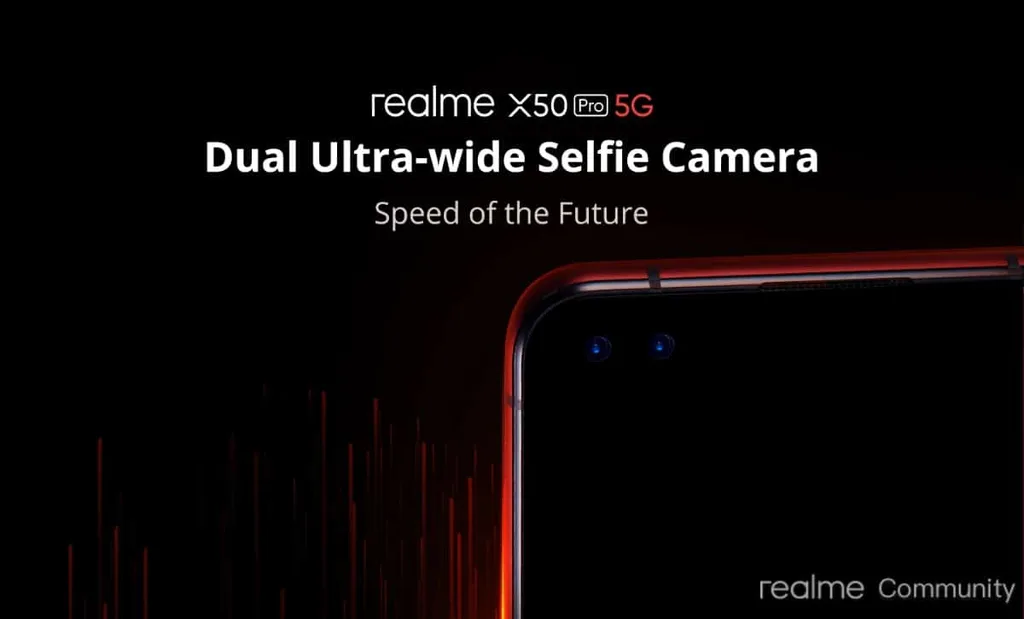 Realme X50 Pro 5G çift ön kamerayla gelecek