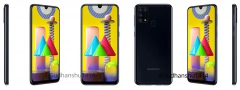 Galaxy M31 sızıntısı renk seçeneklerini gösteriyor