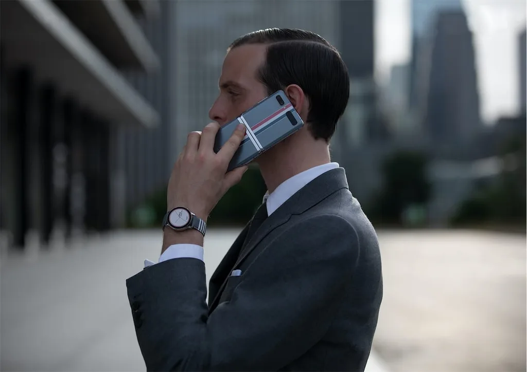 Samsung özel Galaxy Z Flip için Thom Browne ile işbirliğine gitti