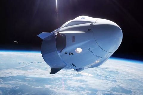spacex uzay