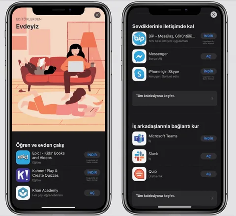 Apple’dan evde kalanlara App Store’da uygulama önerileri