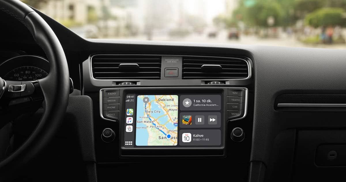 apple carplay kontrol paneli