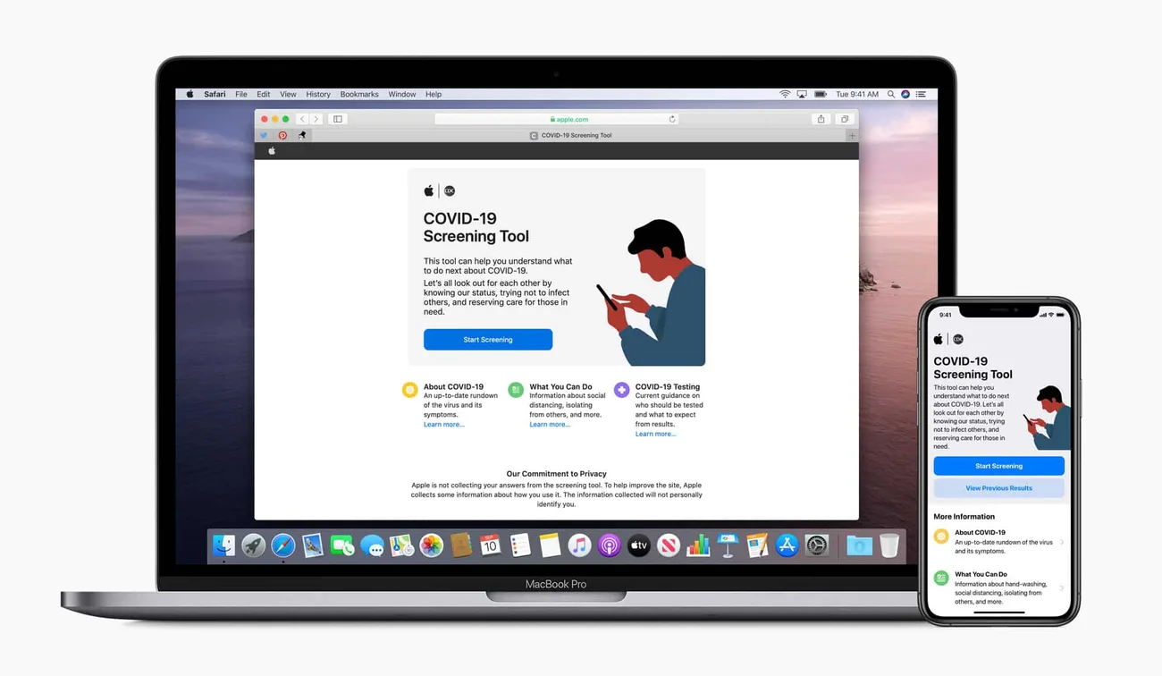 Apple COVID-19 için web sitesi açtı ve mobil uygulama çıkardı