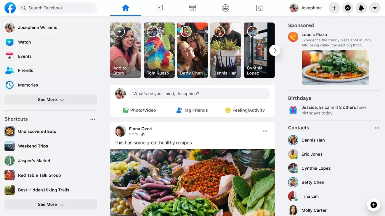 Facebook’un yeni masaüstü web sitesini şimdi deneyebilirsiniz