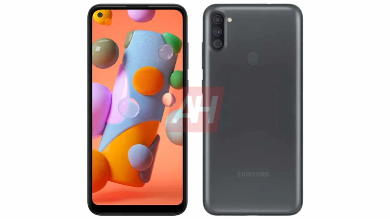 Üç arka kameralı ve delikli ekranlı Galaxy A11 yolda