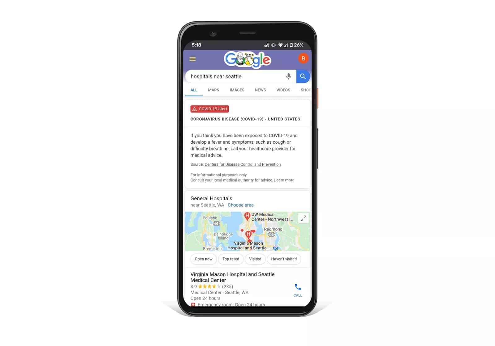 Google koronavirüs ile ilgili özel web sitesi açtı