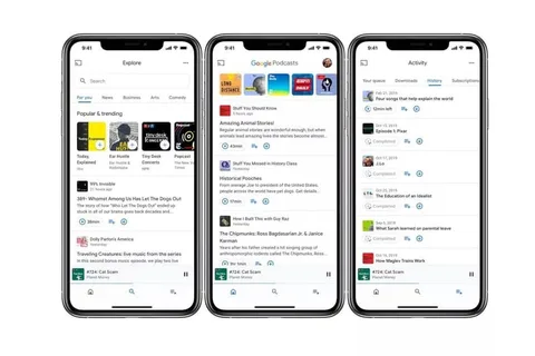 Google Podcasts iOS uygulaması kullanıcılarla buluşuyor