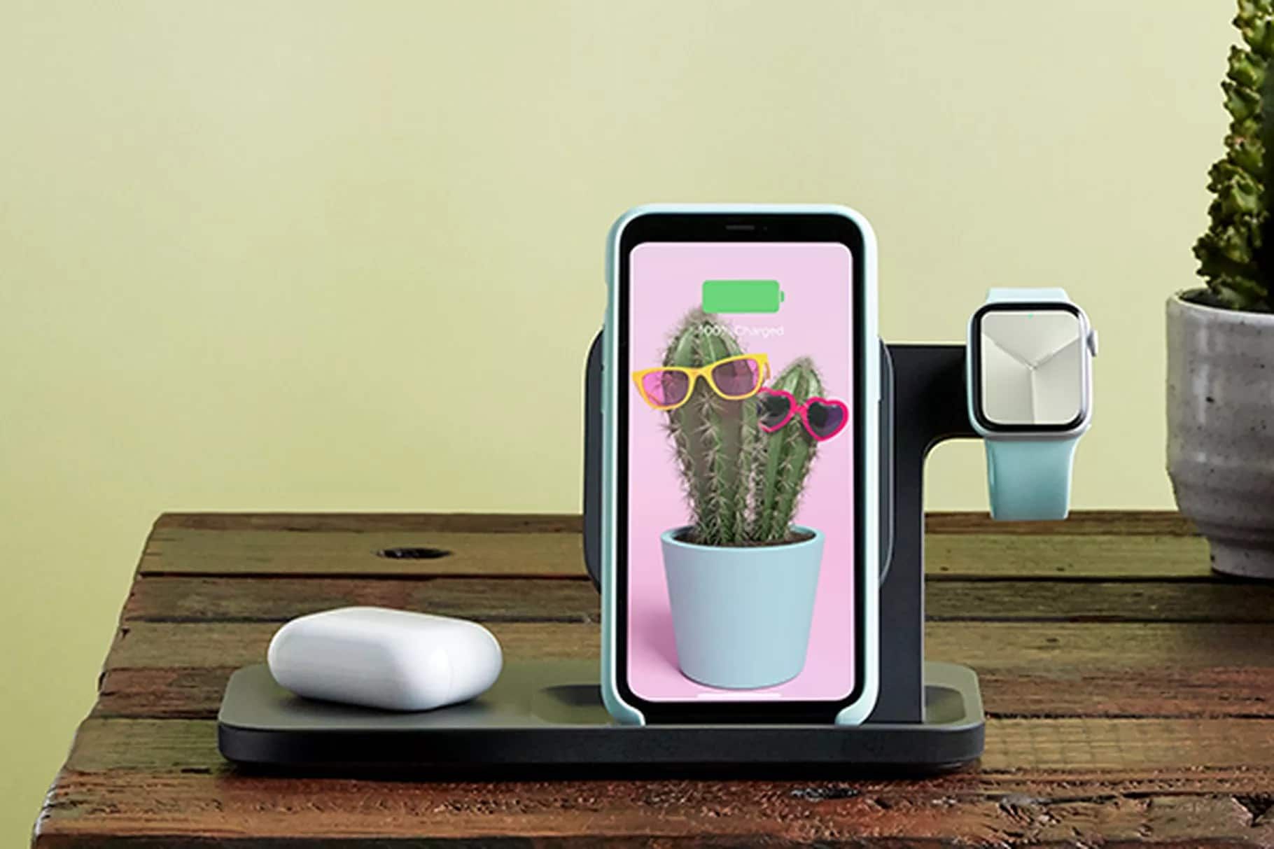 logitech 3-in-1 dock kablosuz şarj