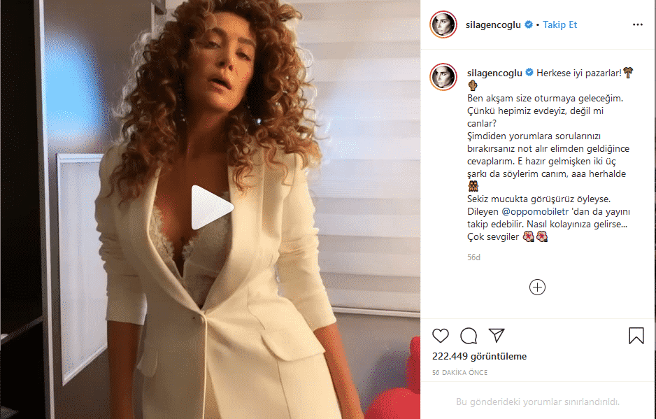 sıla instagram konseri