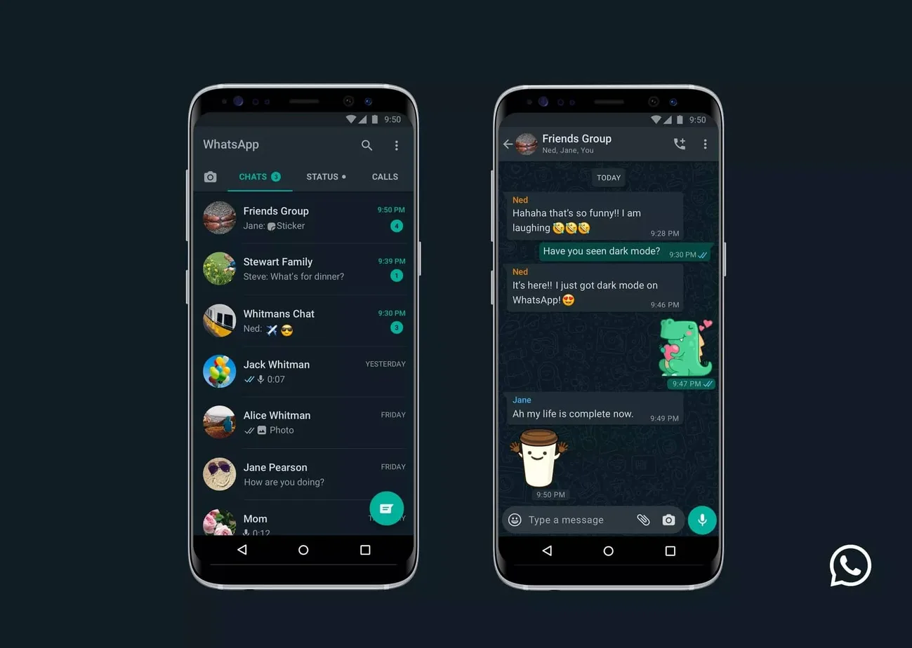 WhatsApp kullanıcılarının merakla beklediği koyu mod nihayet geldi