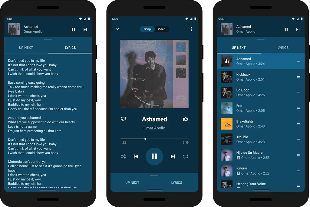 YouTube Music şarkı sözlerine ulaşmayı kolaylaştırıyor