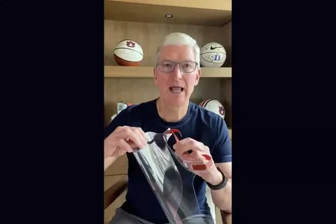 Apple sağlık çalışanları için yüz kalkanı üretiyor