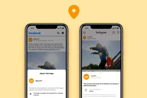 Facebook sayfa paylaşımlarının yapıldığı konumu gösterecek
