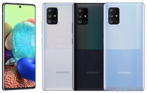 Yeni Galaxy A71 5G fotoğrafları tasarım farkını gösteriyor
