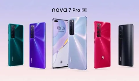 Huawei Nova 7 serisi 5G desteği ve 64 MP kameralarla geliyor