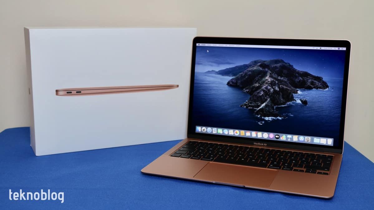 macbook air 2020 kutu açılımı