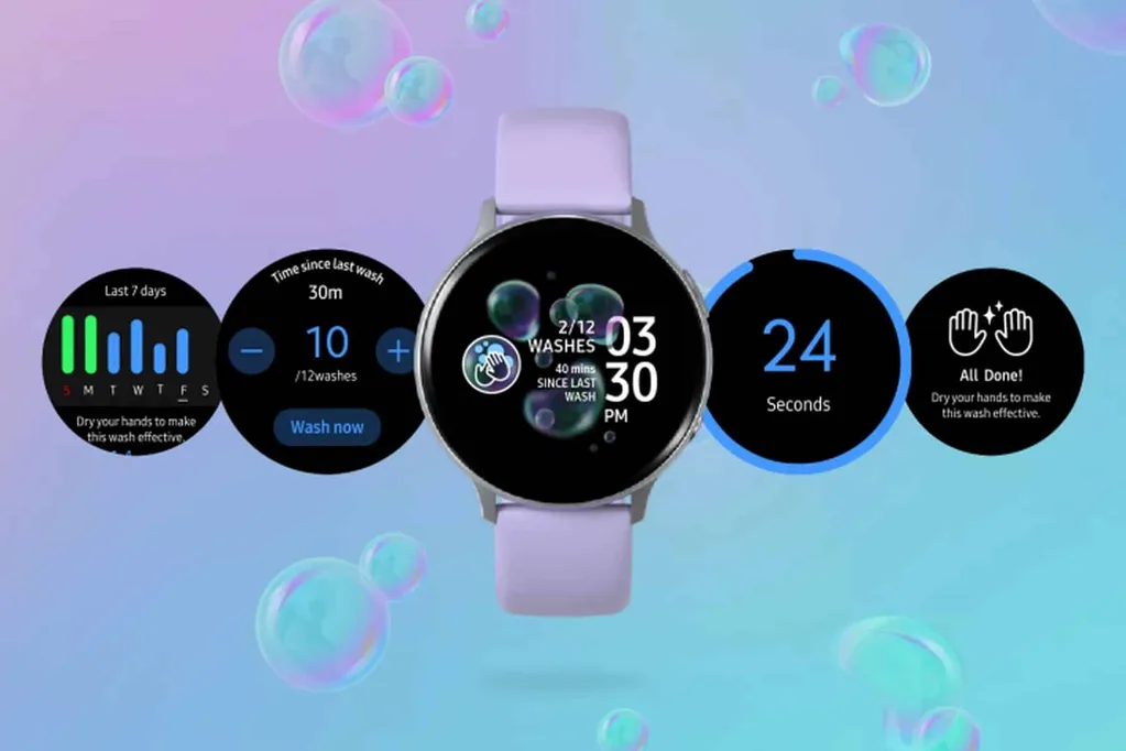 Samsung Galaxy Watch akıllı saatlerine elleri yıkama uygulaması