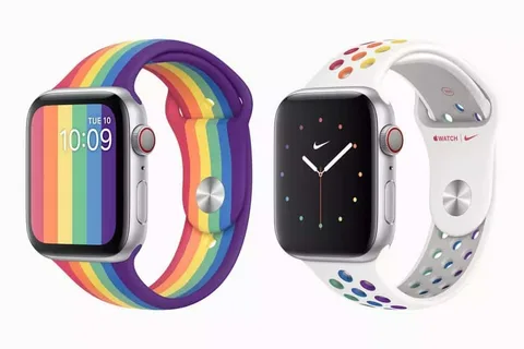Apple Watch için yeni Pride kordonları ve saat kadranları