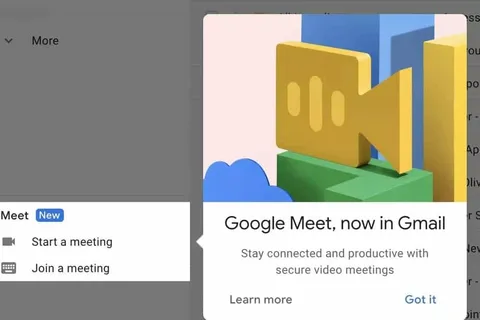 Google Meet ücretsiz sürümü Gmail kullanıcılarıyla buluşmaya başladı