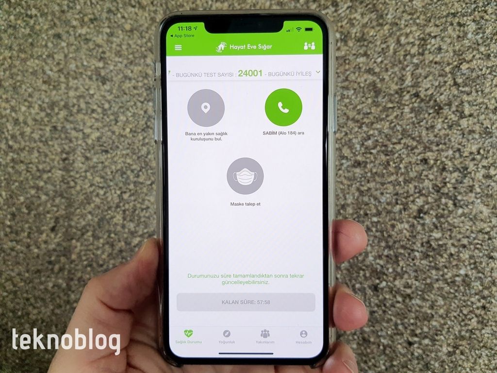 hayat eve sığar maske kodu talep