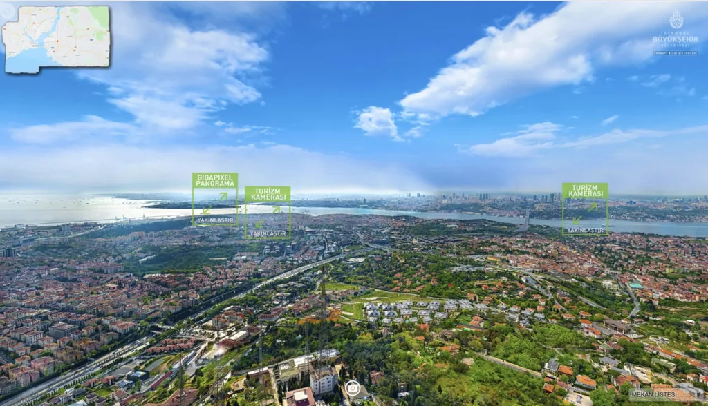 İBB Panorama sitesi ile İstanbul’a tepeden bakın