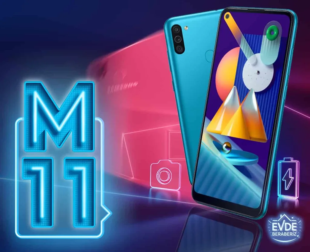 Yüksek pil kapasiteli Samsung Galaxy M11 Türkiye’de satışa sunuldu
