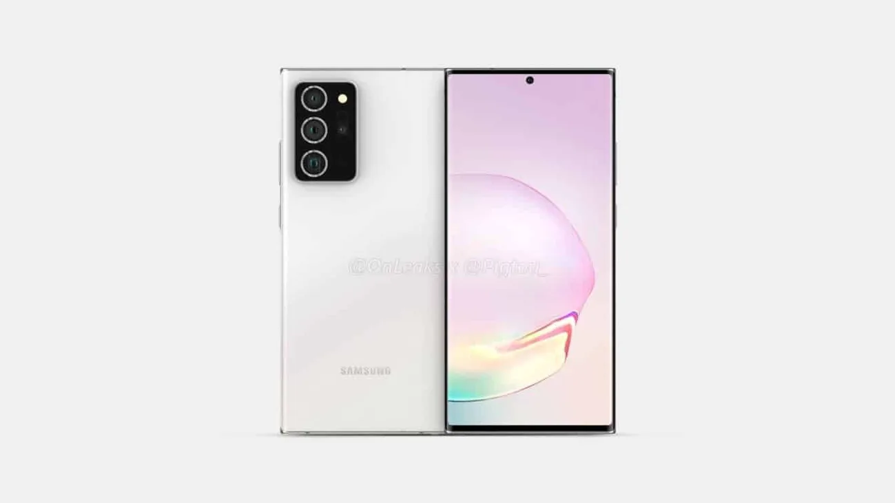 Galaxy Note 20 Plus sızıntısı büyük kamera çıkıntısını gösteriyor