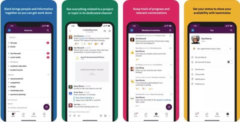 slack ios android yeni tasarım