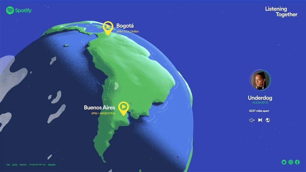 spotify listening together