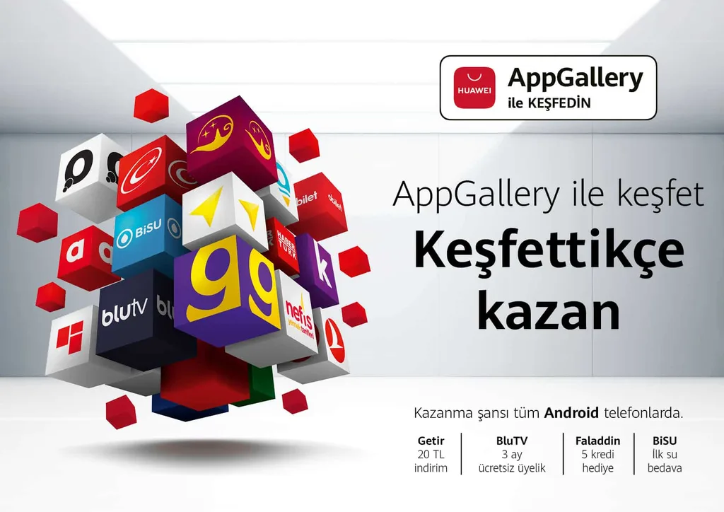 Huawei AppGallery için “Keşfettikçe Kazan” kampanyası düzenliyor