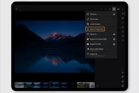 Adobe Lightroom ve Photoshop iPad uygulamaları arasında fotoğraf taşımak kolaylaşıyor