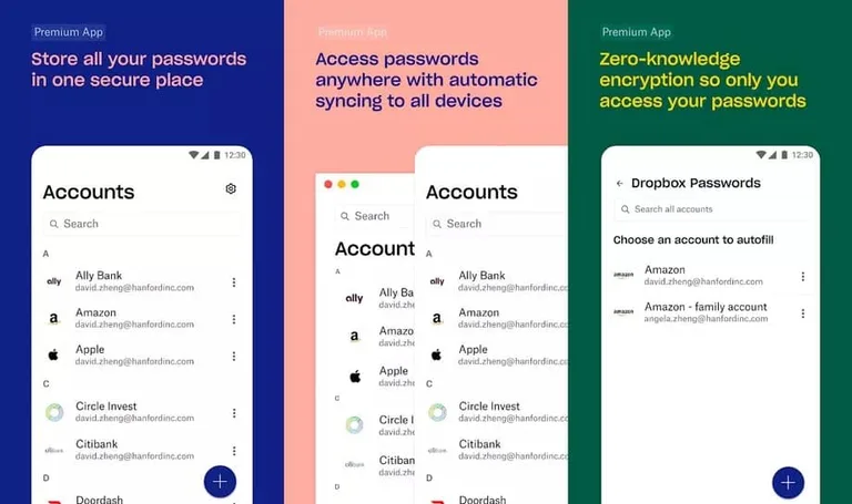 Dropbox şifre yöneticisi için testlere başladı