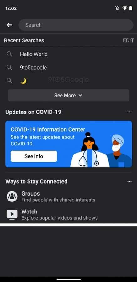 Facebook Android uygulaması için koyu renk modunun çıkışı yaklaşıyor