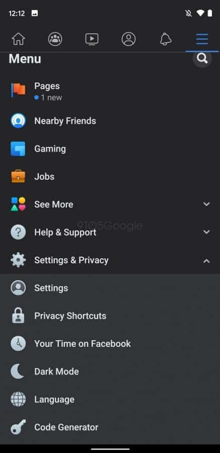 Facebook Android uygulaması için koyu renk modunun çıkışı yaklaşıyor