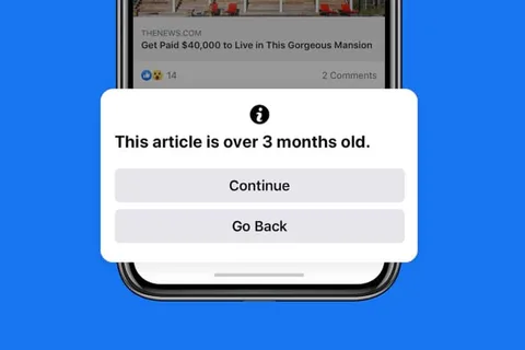 Facebook kullanıcılarını eski haberlerin paylaşımı konusunda uyarıyor
