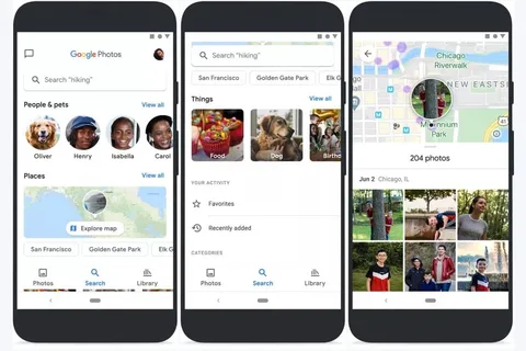 Google Fotoğraflar için yepyeni tasarım ve harita görünümü