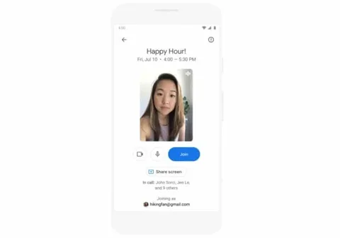 Google Meet Gmail’in mobil uygulamalarında yerini aldı