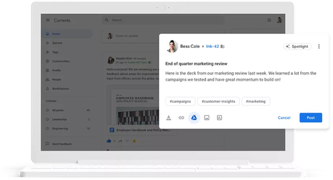Google Plus yerine sunulan Currents G Suite kullanıcılarına açılıyor