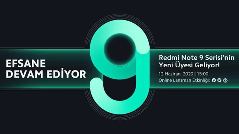 Redmi Note 9 Türkiye lansmanı canlı yayın nasıl izlenir?