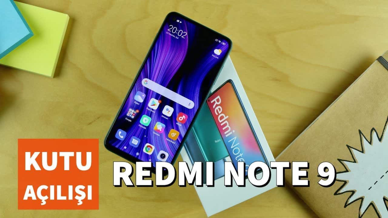 Video: Redmi Note 9 Kutusundan Çıkıyor