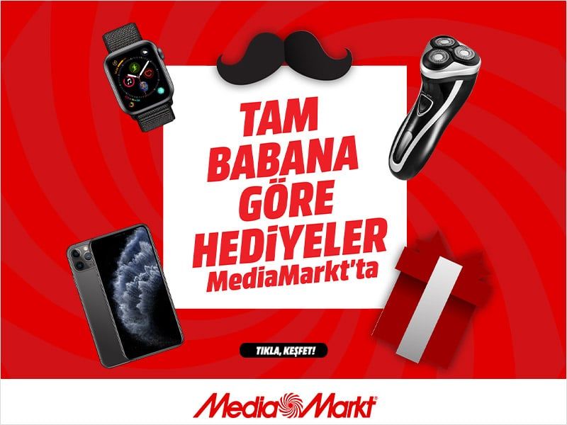 MediaMarkt Babalar Günü Kampanyası ile babanıza en uygun hediyeyi alın