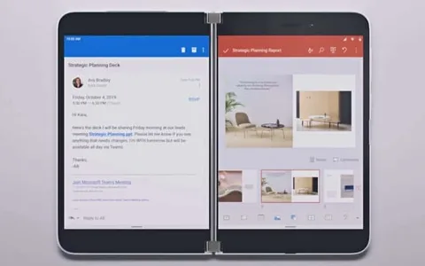 Surface Duo uygulama gruplarıyla çoklu göreve yardımcı olacak
