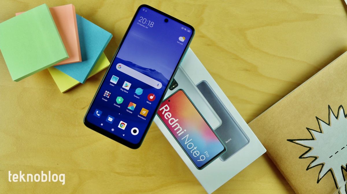 redmi note 9 pro kutu açılımı