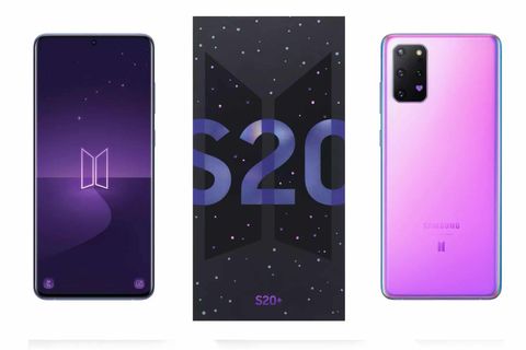 Samsung'dan BTS müzik grubu için özel Galaxy S20 Plus ve Galaxy Buds Plus