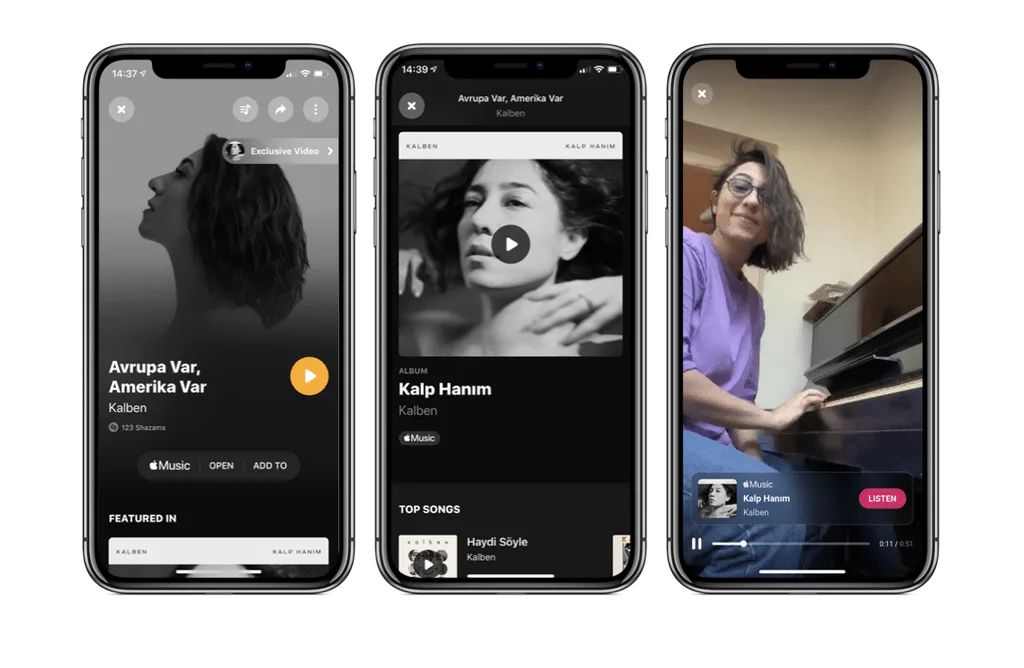 Kalben’in iPhone ile çektiği video klip Apple Music’te yayında